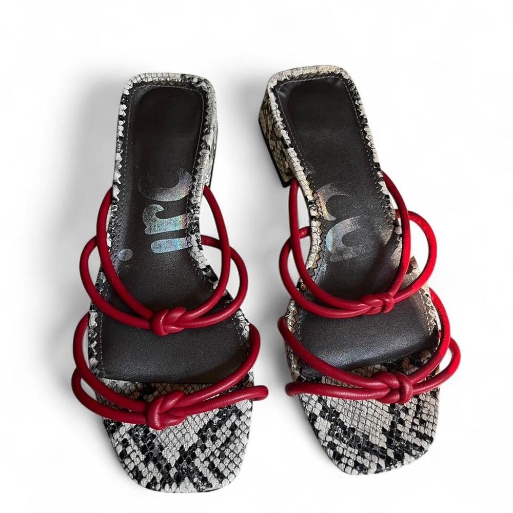 Circus by Sam Edelman Women's Snake Print Sandals